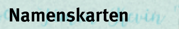Namenskarte