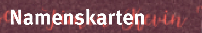 Namenskarte